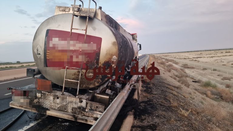 اشتعال النيران بعجلات شاحنة محملة بالبنزين يثير الاستنفار بالطريق السيار قرب جرسيف