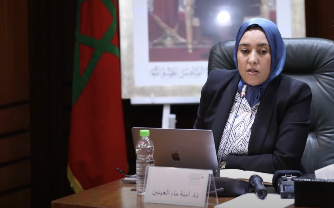 آمنة ماء العينين تعلن اللجوء إلى القضاء ضد صفحات وأسماء بسبب التشهير