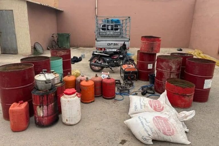 تيزنيت.. الدرك يفكك وحدة سرية لتقطير «ماء الحياة» بأولاد جرار