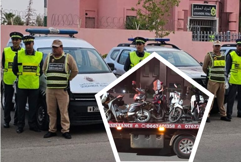 أوطاط الحاج .. حملة أمنية مشتركة لتشديد مراقبة السير والجولان