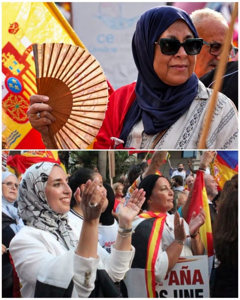 شهدت تمزيق العلم المغربي.. مغاربة من الجالية يشاركون في مظاهرات إسبانية بمدريد