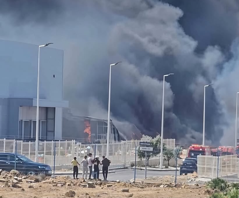 حريق الشرافات.. فرق الوقاية المدنية تسيطر على النيران دون خسائر بشرية