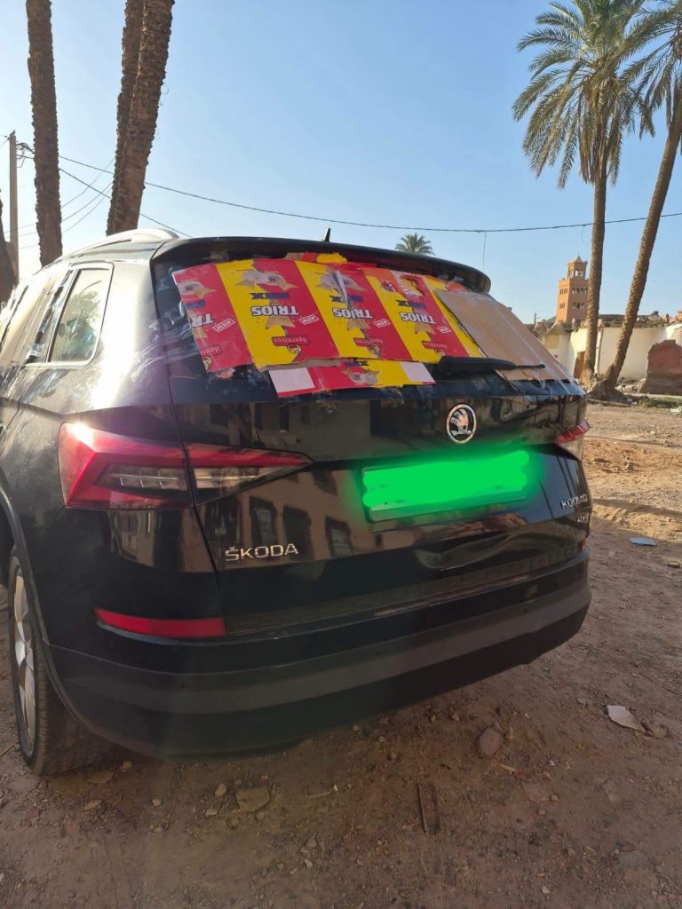 مراكش.. «مقرقب» يهشم أزيد من 10 سيارات بحي الزيتون
