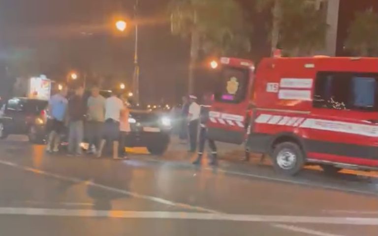حادث سير بطنجة.. إصابة سيدة ومشادة كلامية تستنفر السلطات