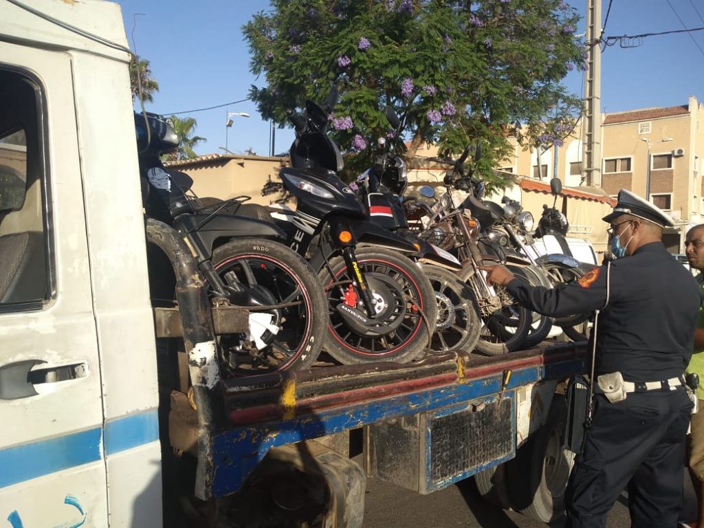 بعد مقال هبة بريس.. أمن سطات يحجز الدراجات النارية المخالفة للقانون