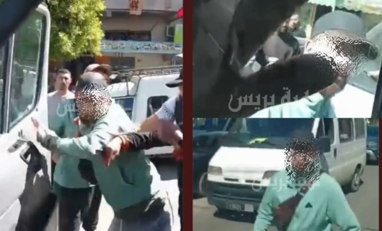 طنجة.. توقيف سائق دراجة بعد اعتدائه على سائق حافلة للعمال