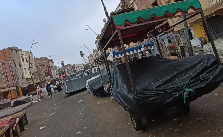 برشيد.. فوضى الباعة الجائلين والعربات المجرورة تعود إلى الشوارع