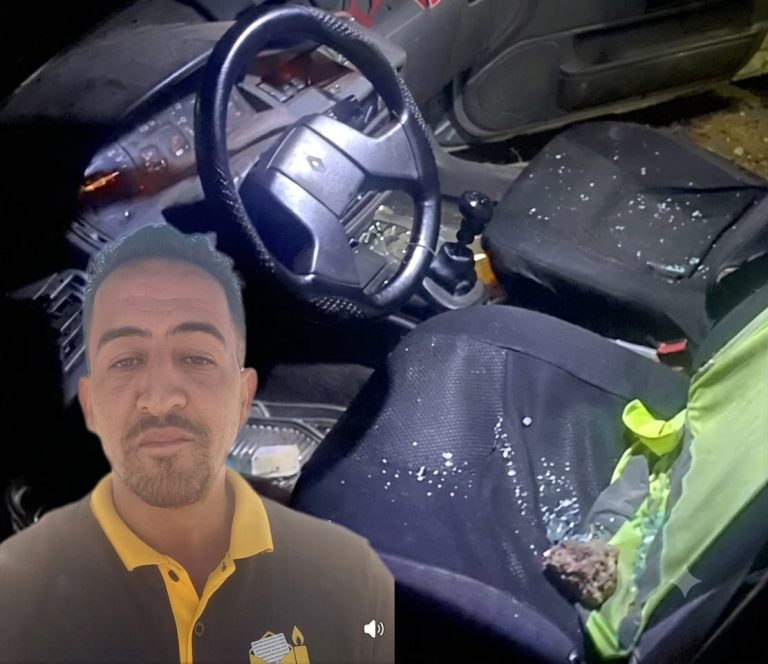 جرادة.. وكيل لائحة تحالف اليسار يتعرض للاعتداء برشق سيارته بالحجارة