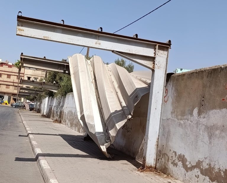 برشيد.. أسقف مشروع للباعة الجائلين تتهاوى وسط مطالب بالتدخل