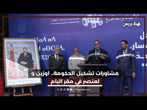 مشاورات تشكيل الحكومة.. اوزين و لعنصر في مقر البام
