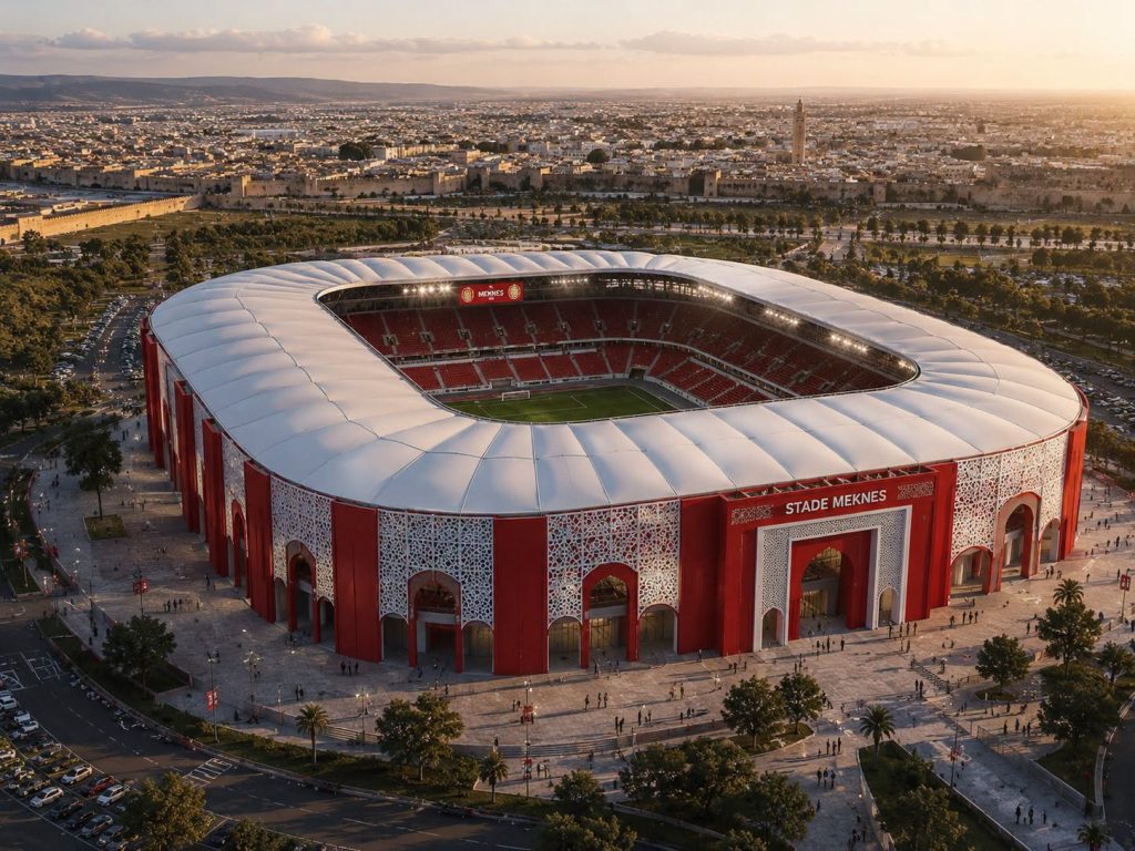 مشروع مالية 2027 يدرج ملعب مكناس الكبير بكلفة تفوق 600 مليون درهم