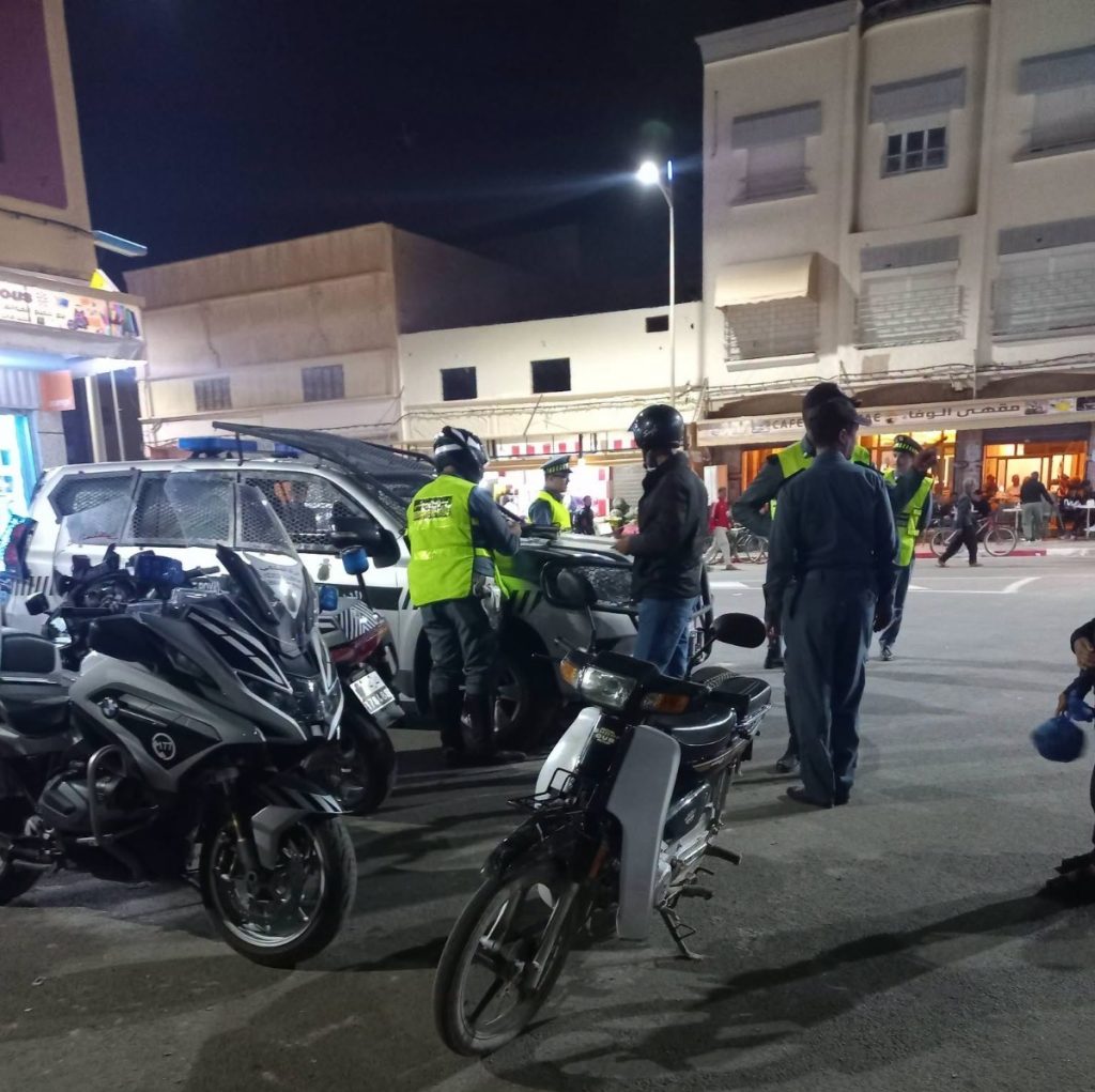 بولمان.. حملة أمنية واسعة للدرك الملكي بأوطاط الحاج تستهدف الدراجات المخالفة