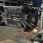 نجاة زوجين في حادث انقلاب سيارة بسلا الجديدة
