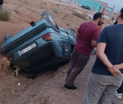 الناظور.. نجاة شخصين من موت محقق في حادثة سير بزايو