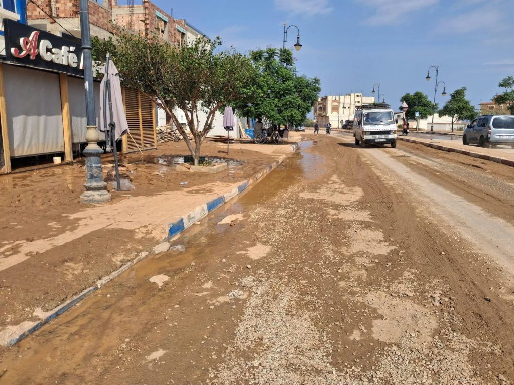 فيضانات بني بوعياش.. تسجيل أضرار مادية وتدخلات ميدانية لرفع مخلفات الأمطار