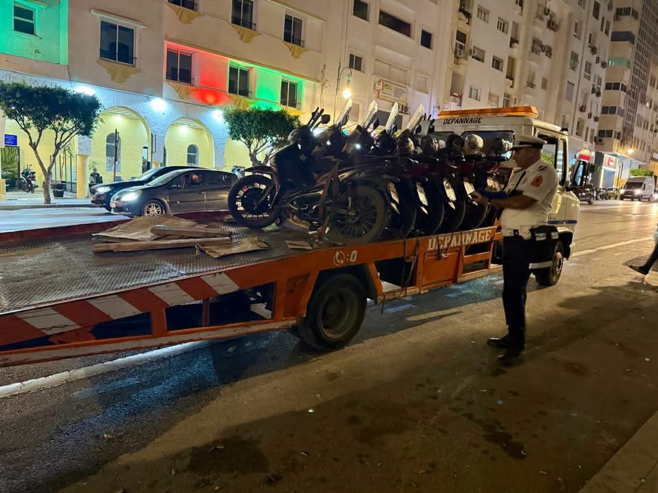 طنجة.. تشديد المراقبة على الدراجات النارية المخالفة