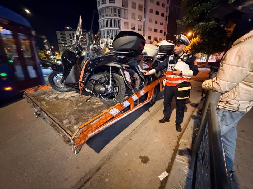 طنجة.. تشديد المراقبة على الدراجات النارية المخالفة