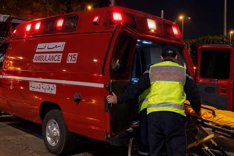 إصابة شابين بجروح خطيرة في حادثة سير بطنجة البالية