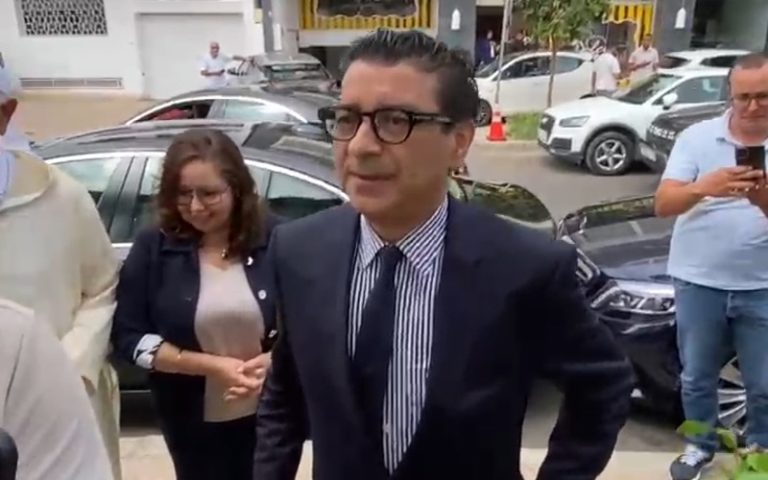 مشاورات تشكيل الحكومة.. زعيم حزب «النخلة» عبد الصمد عرشان يصل لمقر البام
