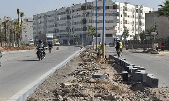 العشوائية تعود لأشغال تهيئة مداخل عين حرودة ضواحي الدار البيضاء