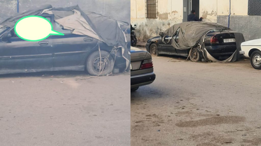 الحسيمة.. سيارة مهملة تتحول إلى مصدر قلق للساكنة