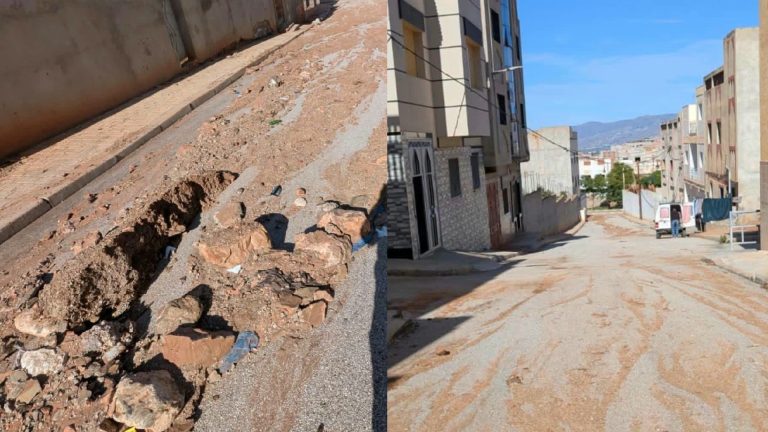 الحسيمة.. ترك شارع ببني بوعياش دون تنظيف عقب الفيضانات يثير الاستياء