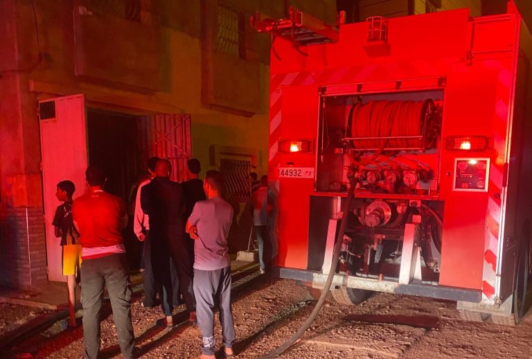 حريق يخلف خسائر مادية جسيمة بمنزل في إقليم جرسيف