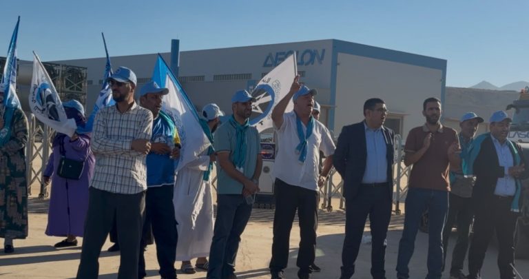 الناظور تشتعل نقابياً.. الاتحاد المغربي للشغل ينتفض ضد «أيلون» الصينية (فيديو)