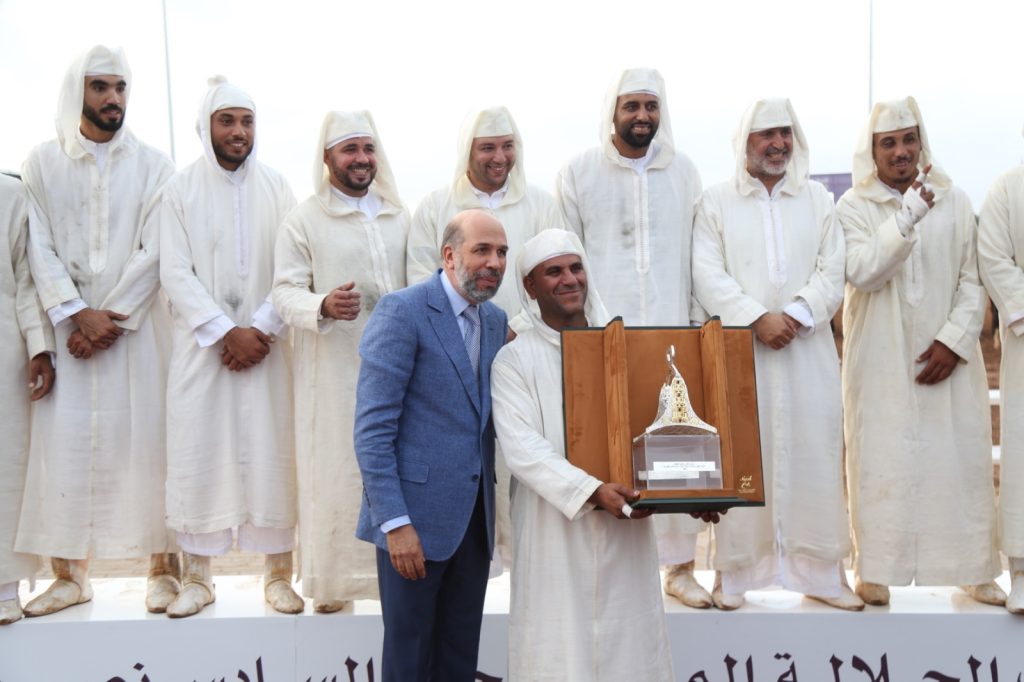 سربة شرف البحراوي تتوج بالجائزة الكبرى للملك محمد السادس للتبوريدة بالجديدة