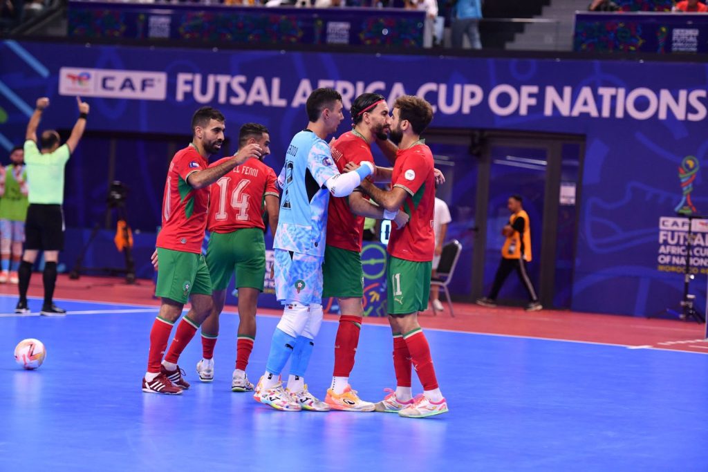 المنتخب المغربي يكتسح مصر ويتأهل إلى نهائي كأس إفريقيا للفوتسال