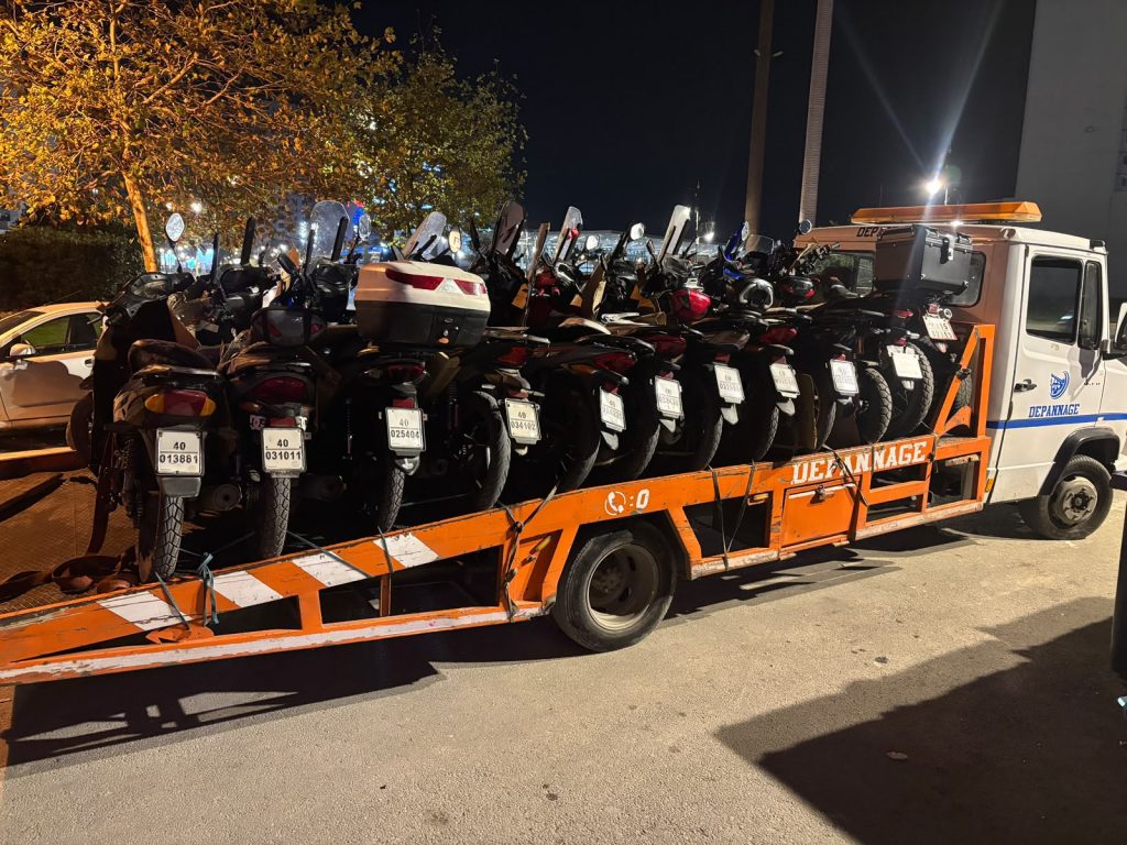 أمن طنجة يواصل حملاته المكثفة لمراقبة الدراجات النارية