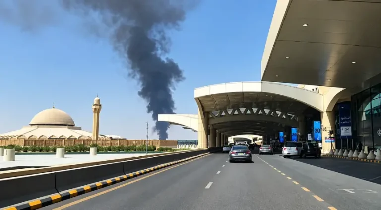 وفاة باكستاني وإصابة 11 شخصاً في هجوم جديد استهدف مطار الرياض