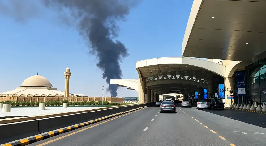 وفاة باكستاني وإصابة 11 شخصاً في هجوم جديد استهدف مطار الرياض
